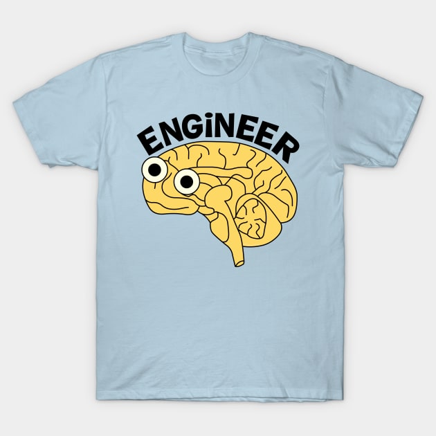 Brainy Engineer T-Shirt by Barthol Graphics